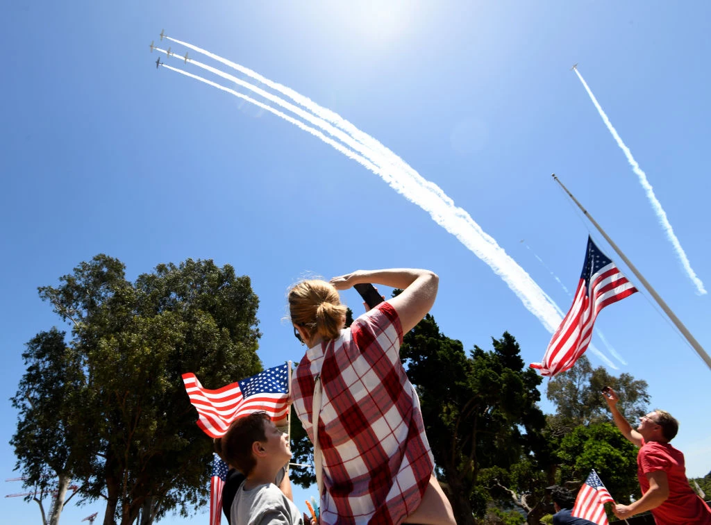Vintage Planes Fly Over Southern California To Honor Vets on Memorial Day